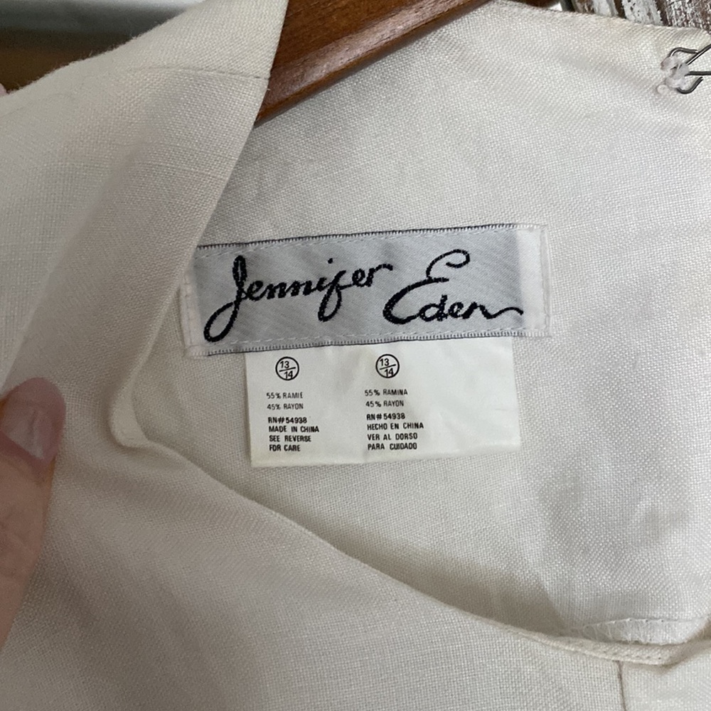VINTAGE LINEN DRESS - Picture 4 of 6